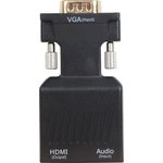 Переходник VCOM HDMI F/VGA M+mini jack 3.5 mm M+microUSB M (CA337A)