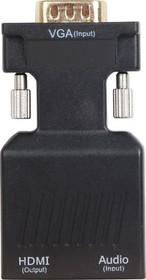Фото 1/10 Переходник VCOM HDMI F/VGA M+mini jack 3.5 mm M+microUSB M (CA337A)