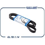 GL.TB.1.14, Ремень поликлиновой 6PK1822 Gallant Logan ГУР +A/C 10-