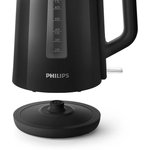 HD9318/20, Чайник PHILIPS, мощность 2200Вт, объем 1,7л., пластик, черный