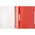 Пластиковый скоросшиватель Элементари до 100 листов красный 10 шт в упаковке 1547355