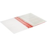 Пластиковый скоросшиватель Элементари до 100 листов красный 10 шт в упаковке 1547355