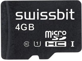 SFSD004GN1AM1TO- I-5E-22P-STD, Memory Cards Industrial microSD Card, S-56u, 4 GB, 3D PSLC Flash, -40C to +85C