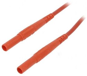 Фото 1/2 66.9392-20022, Safety Test Lead Nickel-Plated 2m Red