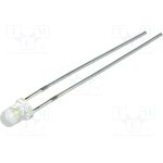 LL-304WC4B-W2-1PD, LED; 3mm; white cold; 2000?3000mcd; 20°; Front: convex; 2.8?3.8V