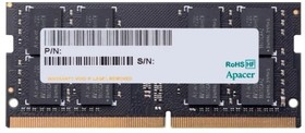 Память Apacer 16GB DDR4 2666 SO-DIMM ES.16G2V.GNH Non-ECC, CL19, 1.2V, AS16GGB26CQYBGH, 2R, 1024x8, RTL