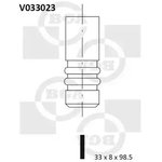 V033023, КЛАПАН 33x8x98.5 AUDI 80/100/COUPE/WV PASSAT 1.8-2.1/1.8GT/2.1GT 80-91 EX