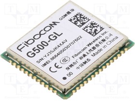G500-GL-00, Module: GPRS/GNSS; Down: 85.6kbps; 2G; LCC68; GPRS; 18.7x16x2.3mm