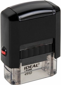 Фото 1/7 Оснастка для штампа, размер оттиска 26х9 мм, синий, TRODAT IDEAL 4910 P2, подушка в комплекте, 125414