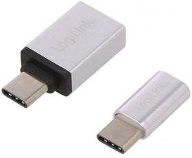 Фото 1/2 AU0040, Адаптер, USB 2.0,USB 3.0, Мат-л корп: алюминий
