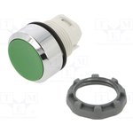 MP1-30G, Переключатель: кнопочный; 22мм; зеленый; Подсвет: нет; IP66; Пол: 2