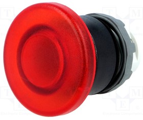 MPM1-11R, Переключатель, кнопочный, 1, 22мм, красный, Подсвет, MLB-1