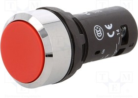 Кнопка CP1-30R-10 красная без фиксации 1HO