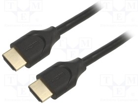 61639, Кабель; HDCP 2.2,HDMI 2.1; вилка HDMI,с обеих сторон; ПВХ; 1,5м