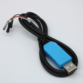 Фото 1/2 USB TO TTL 4-PIN WIRE, (Преобразователь USB-UART на базе PL2303), USB-UARTпреобразователь на базе PL2303, уровни TTL.