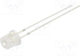 OSO5PA57E1A, LED; 5mm; orange; 1120?1560mcd; 140°; Front: flat; 1.8?2.6V