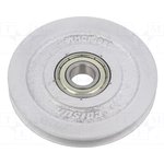 WHCK 080, Колесо, D: 80мм, W: 11мм, 250кг, Мат-л: чугун, dмонтажн.отв: 15мм