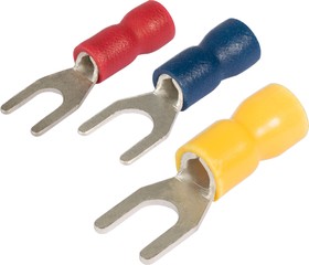 IFT 501, Изолированный вилочный наконечник, красный, 0,5 - 1,5 мм² сечение – купить оптом и в розницу