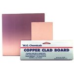 550, Copper Clad Boards DOUBLE SIDED 6X6 COPPER CLAD 1/16in