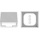 ASMB-KTF0-0A306, Standard LEDs - SMD 2220 PLCC4 Tricolor