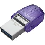 Флеш-память Kingston microDuo 3C, 64Gb, USB 3.1 G1, Type-C, DTDUO3CG3/64GB