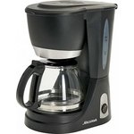 Кофеварка КС-1600 черная , 650 Вт, 600 мл 6 чашек, Р1-00009006