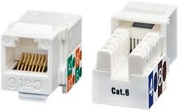 3261-0020-01, Cat6 Coupler, RJ45 Socket - RJ45 Socket