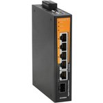 2435400000, Ethernet Switch, RJ45 Ports 5, Fibre Ports 1SFP, 1Gbps, Unmanaged