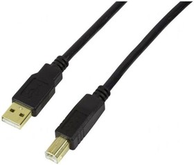 Фото 1/2 UA0264, Репитер USB, USB 1.1,USB 2.0, вилка USB A,вилка USB B, черный