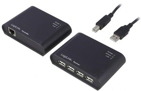 Фото 1/2 UA0230, Кабель USB, USB 1.1,USB 2.0, черный, Кат, 5e,6
