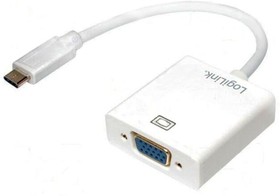 Фото 1/2 UA0237A, Кабель USB 3.1 гнездо D-Sub 15pin HD,вилка USB C 140мм