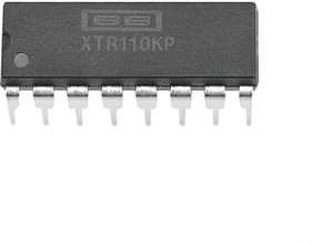 Фото 1/4 XTR110KP, Прецизионный преобразователь- передатчик напряжение-ток. Вход 0-5В или 0-10В. Выход 0-20мА или 5-25мА.