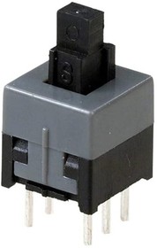 Фото 1/5 MPS-850N-G, Кнопочный переключатель без фиксации 8,5х8,5мм 100mA 30VDC, 6pin