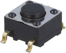 Фото 1/2 HP0315AFKP2-S, Tactile Switches SPST 15A 6MM SMD