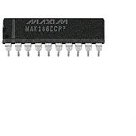 MAX117CAI+, IC: A/D converter; Ch: 8; 8bit; 400ksps; 3?3.6V; SSOP28