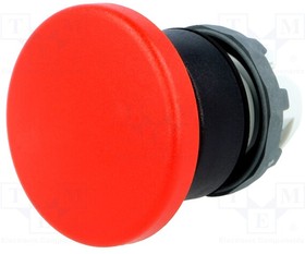 MPM1-10R, Переключатель, кнопочный, 1, 22мм, красный, Подсвет, отсутствует