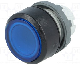 MP2-11L, Переключатель, кнопочный, 2, 22мм, синий, Подсвет, MLB-1, -25-70°C