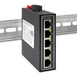 EKF U-5T Industrial Unmanaged Switch, 5 10/100Base-T(X) RJ45 Ports ...