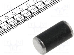 GL34A, Диод выпрямительный, SMD, 50В, 500мА, DO213AA