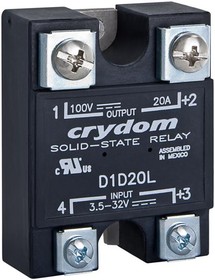 D2D07L, Solid State Relays - Industrial Mount PM IP00 SSR 200VDC /7A, 3.5-32VDC In
