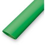 Термоусадка Ф8 зеленый, Термоусадочная трубка без клеевого слоя , коэффициент усадки 2:1, длина 1 м, диаметр 8 мм, зеленая