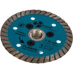FHQ445, Алмазный диск 80мм М14 по керамике Turbo hot press (с фланцем под УШМ) ...
