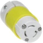1301440009, AC Power Plugs & Receptacles 1447BLK W/CLR INSERT BULK PK