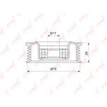 PB-5144, PB-5144 Ролик натяжного механизма / приводной LYNXauto