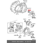 TOYOTA Oil seal 90311-35019