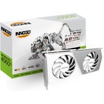 Видеокарта INNO3D RTX 4060 Ti Twin X2 OC WHITE//RTX4060Ti, HDMI, DP*3, 16G,D6