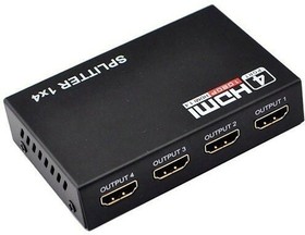 ORIENT HSP0104H, HDMI 4K Splitter 1- 4, HDMI 1.4/3D, UHDTV 4K(3840x2160)/ HDTV1080p/1080i/720p, HDCP1.2, внешний БП 5В/1А, метал.корпус (299