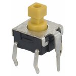 B3W-1152, Tactile Switch, 1NO, 2.26N, 6 x 6mm, B3W
