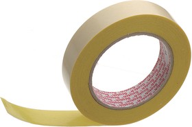 Фото 1/2 9195 50MMX25M, Adhesive Tape, Double Sided, 50mm x 25m, Transparent / Yellow