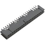 9134-4500PL, 9100 Series Straight Through Hole Mount PCB Socket, 34-Contact ...